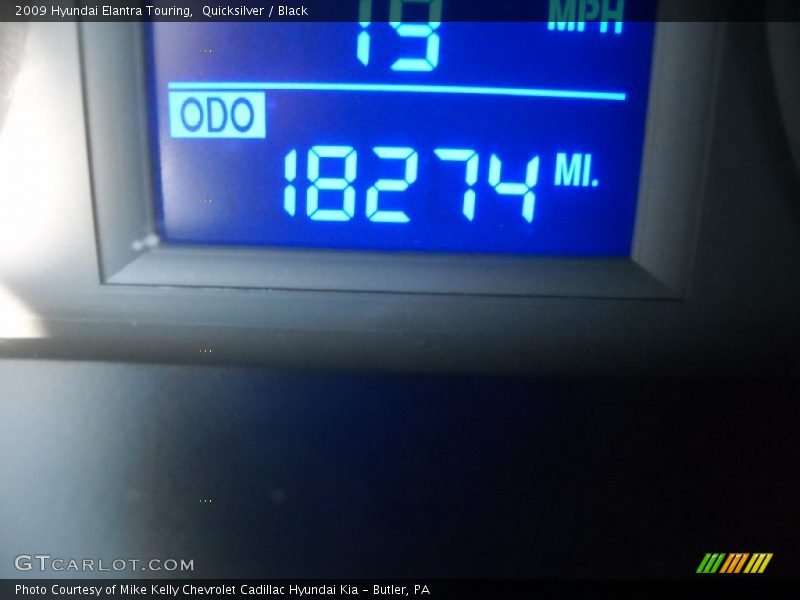 Quicksilver / Black 2009 Hyundai Elantra Touring