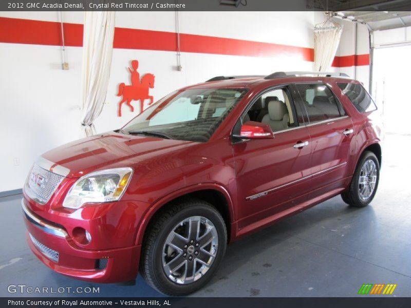 Crystal Red Tintcoat / Cashmere 2012 GMC Acadia Denali