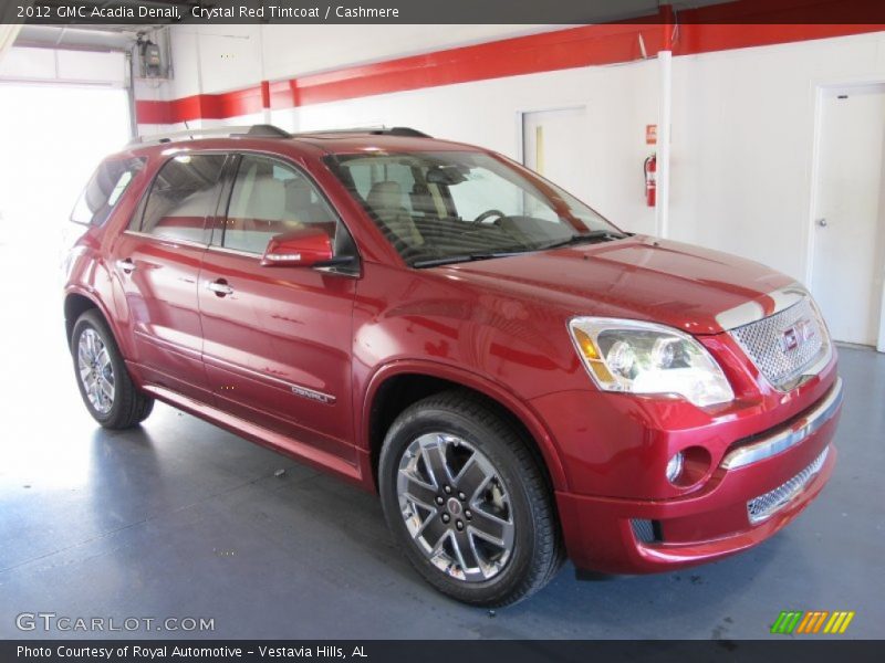 Crystal Red Tintcoat / Cashmere 2012 GMC Acadia Denali