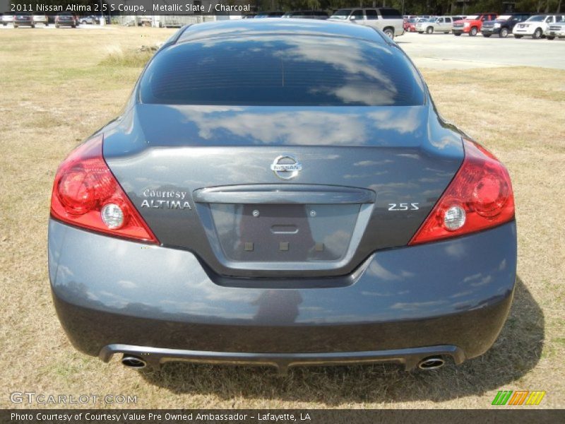 Metallic Slate / Charcoal 2011 Nissan Altima 2.5 S Coupe