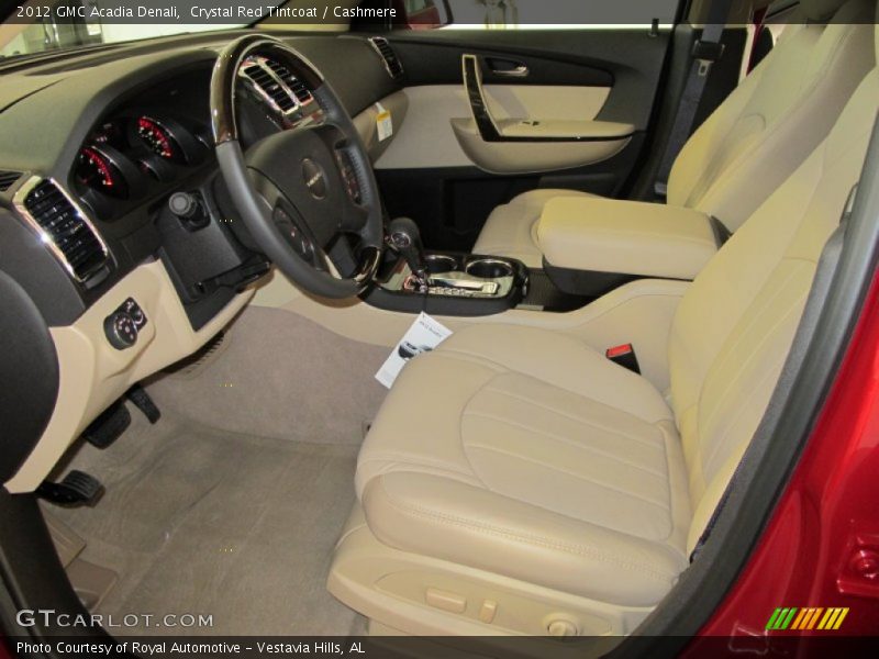  2012 Acadia Denali Cashmere Interior