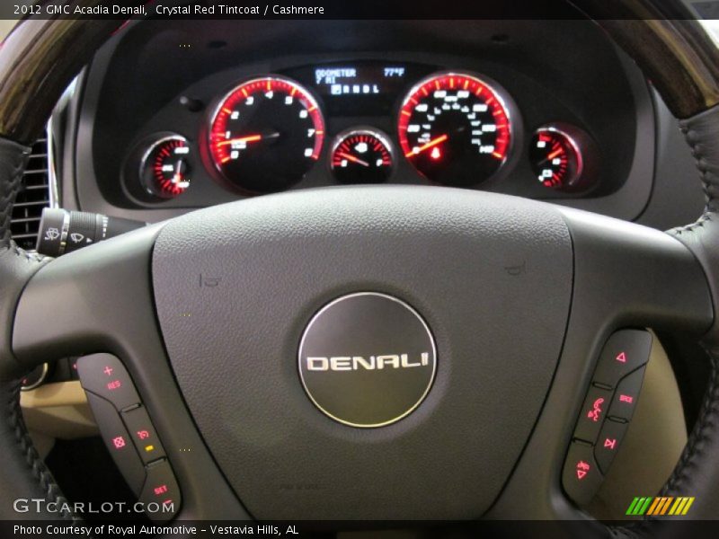 Crystal Red Tintcoat / Cashmere 2012 GMC Acadia Denali