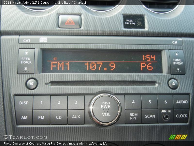 Metallic Slate / Charcoal 2011 Nissan Altima 2.5 S Coupe