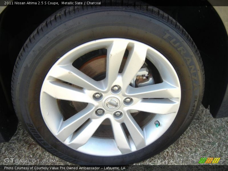 Metallic Slate / Charcoal 2011 Nissan Altima 2.5 S Coupe