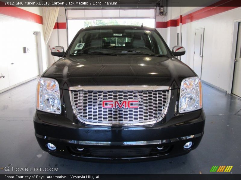 Carbon Black Metallic / Light Titanium 2012 GMC Yukon XL SLT