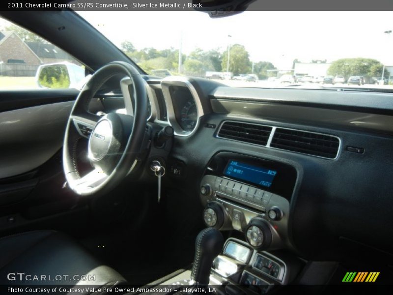 Silver Ice Metallic / Black 2011 Chevrolet Camaro SS/RS Convertible