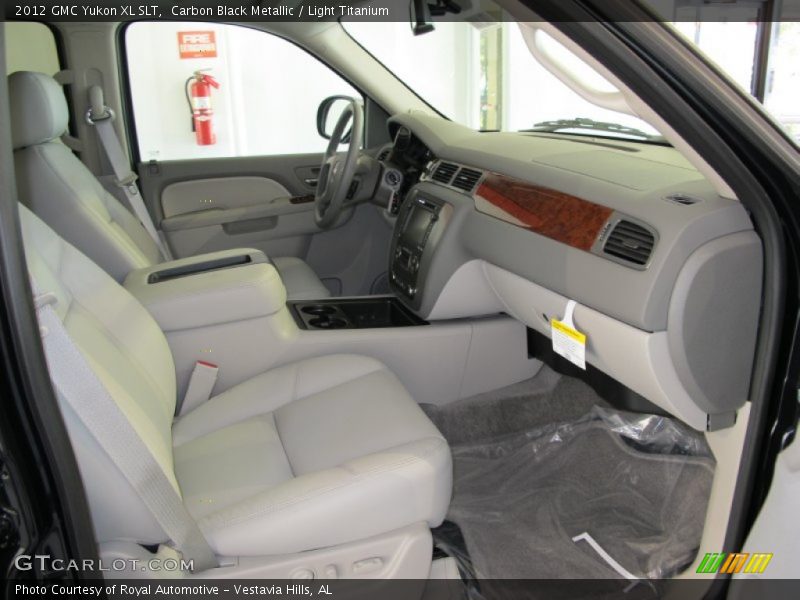 Carbon Black Metallic / Light Titanium 2012 GMC Yukon XL SLT