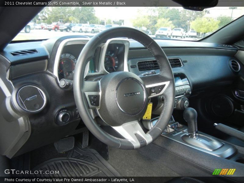 Silver Ice Metallic / Black 2011 Chevrolet Camaro SS/RS Convertible