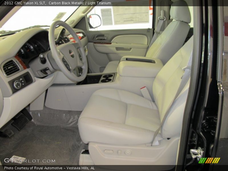 Carbon Black Metallic / Light Titanium 2012 GMC Yukon XL SLT