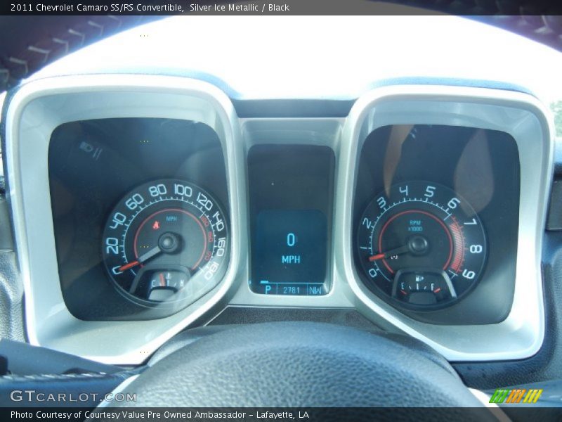Silver Ice Metallic / Black 2011 Chevrolet Camaro SS/RS Convertible