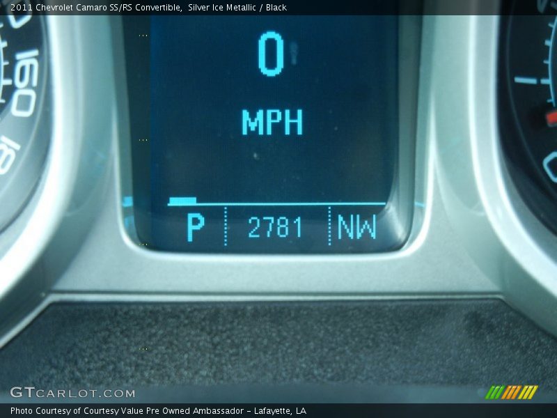 Silver Ice Metallic / Black 2011 Chevrolet Camaro SS/RS Convertible
