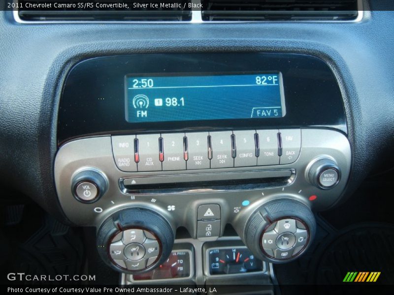 Silver Ice Metallic / Black 2011 Chevrolet Camaro SS/RS Convertible