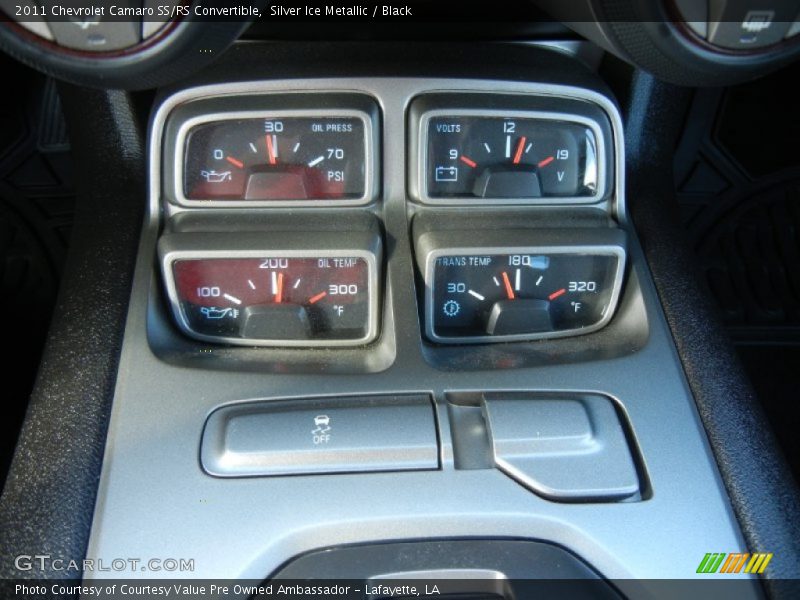 Silver Ice Metallic / Black 2011 Chevrolet Camaro SS/RS Convertible
