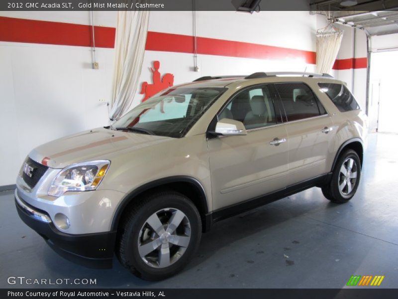 Gold Mist Metallic / Cashmere 2012 GMC Acadia SLT