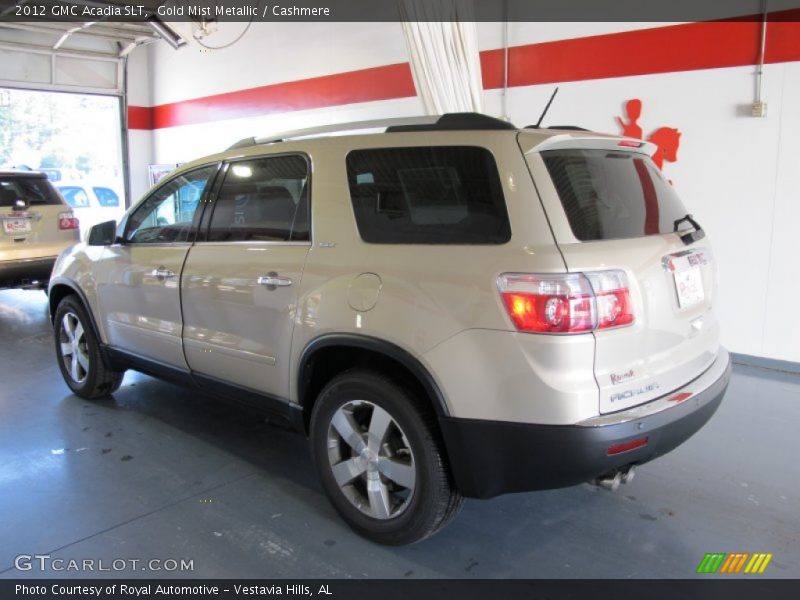 Gold Mist Metallic / Cashmere 2012 GMC Acadia SLT