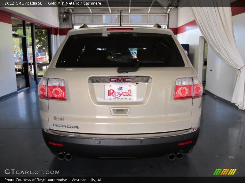 Gold Mist Metallic / Cashmere 2012 GMC Acadia SLT