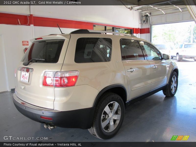 Gold Mist Metallic / Cashmere 2012 GMC Acadia SLT