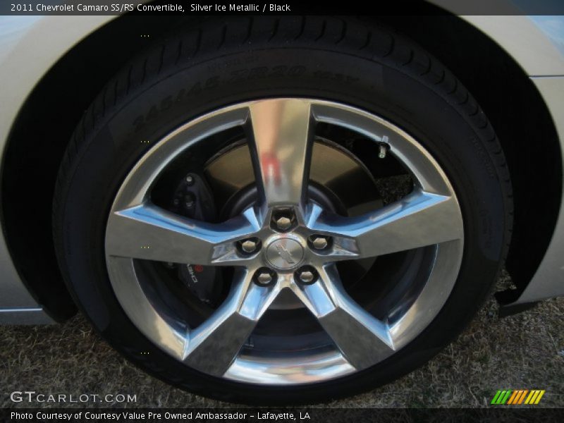 Silver Ice Metallic / Black 2011 Chevrolet Camaro SS/RS Convertible