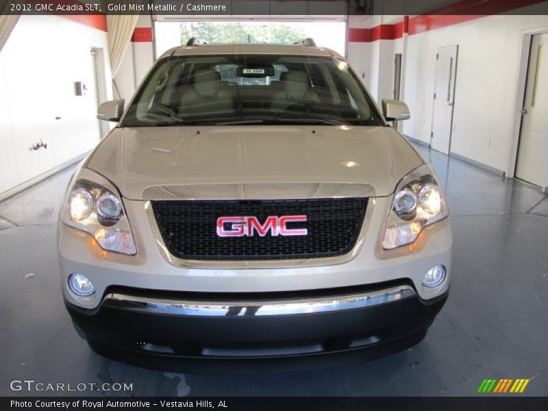 Gold Mist Metallic / Cashmere 2012 GMC Acadia SLT