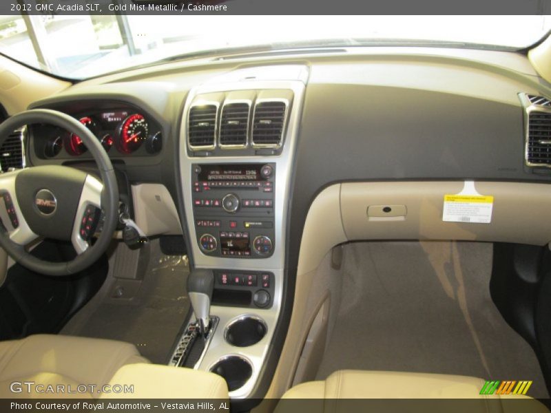 Gold Mist Metallic / Cashmere 2012 GMC Acadia SLT