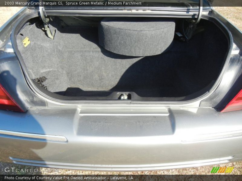 Spruce Green Metallic / Medium Parchment 2003 Mercury Grand Marquis GS