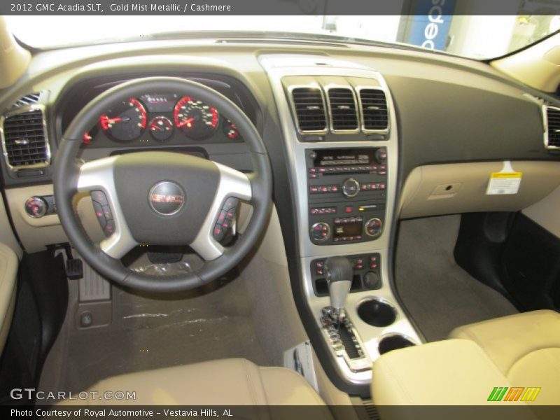 Gold Mist Metallic / Cashmere 2012 GMC Acadia SLT