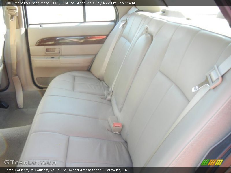 Spruce Green Metallic / Medium Parchment 2003 Mercury Grand Marquis GS