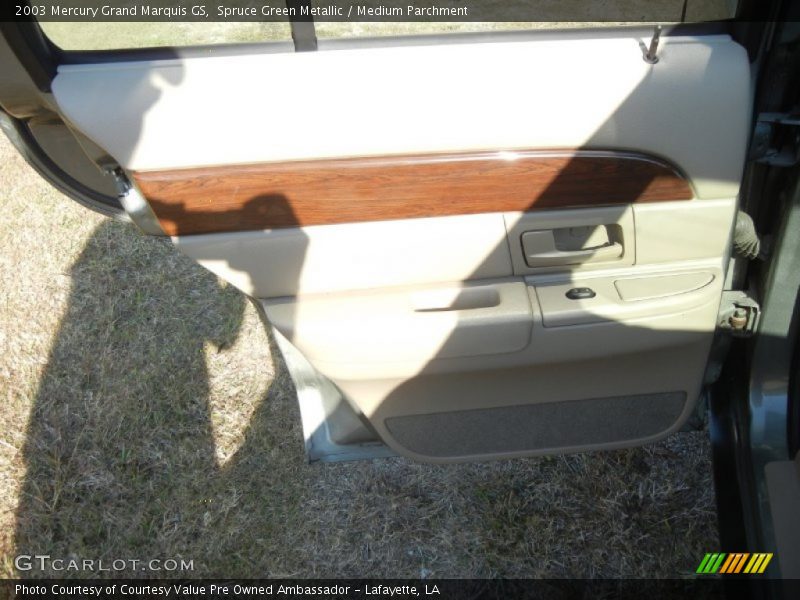 Spruce Green Metallic / Medium Parchment 2003 Mercury Grand Marquis GS