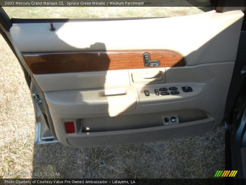 Spruce Green Metallic / Medium Parchment 2003 Mercury Grand Marquis GS