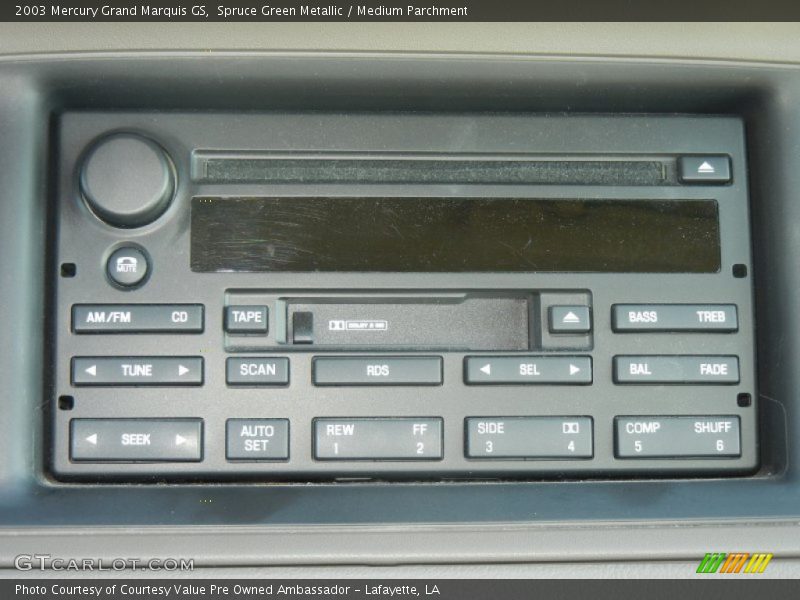 Spruce Green Metallic / Medium Parchment 2003 Mercury Grand Marquis GS