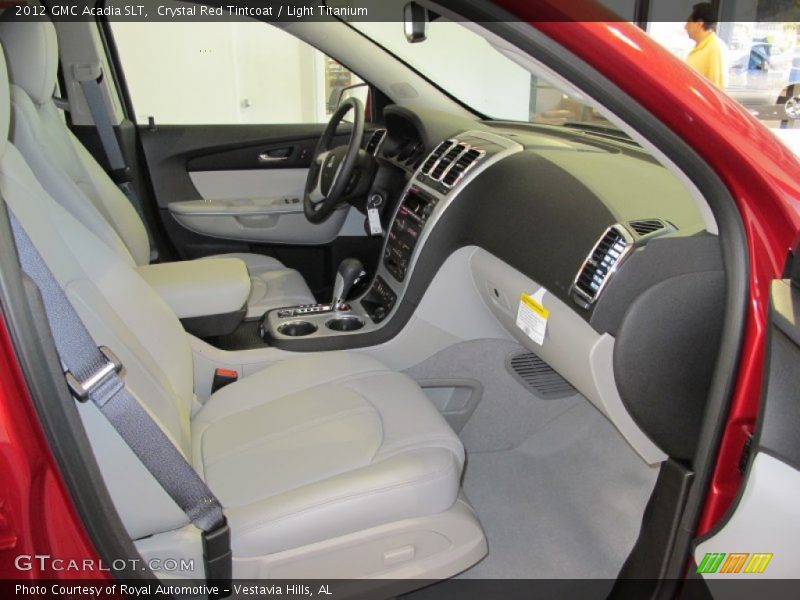 Crystal Red Tintcoat / Light Titanium 2012 GMC Acadia SLT