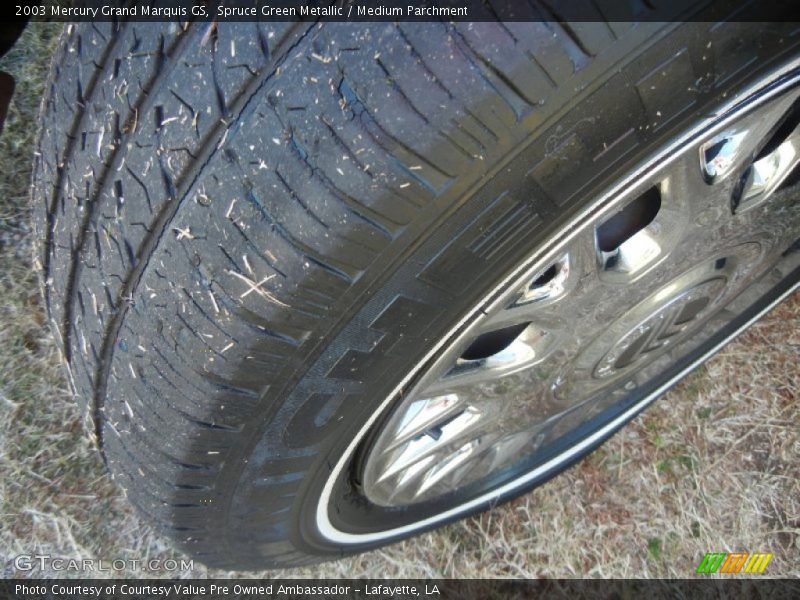 Spruce Green Metallic / Medium Parchment 2003 Mercury Grand Marquis GS