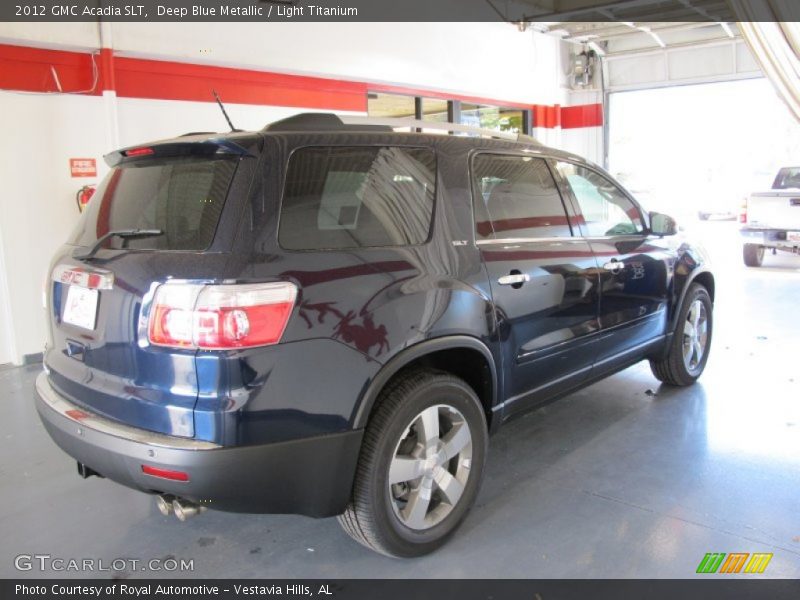 Deep Blue Metallic / Light Titanium 2012 GMC Acadia SLT