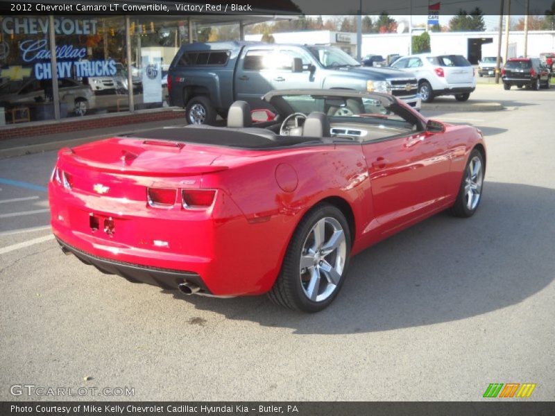 Victory Red / Black 2012 Chevrolet Camaro LT Convertible