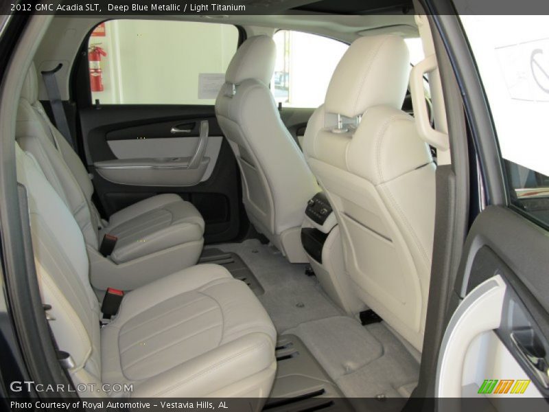 Deep Blue Metallic / Light Titanium 2012 GMC Acadia SLT