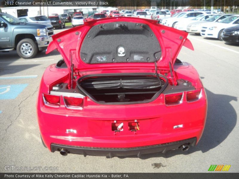 Victory Red / Black 2012 Chevrolet Camaro LT Convertible