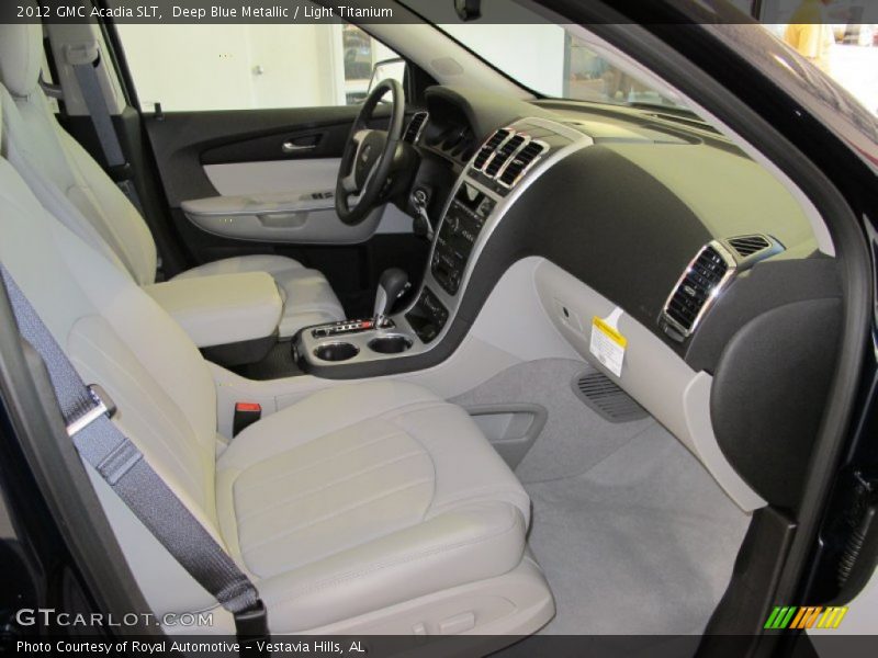 Deep Blue Metallic / Light Titanium 2012 GMC Acadia SLT