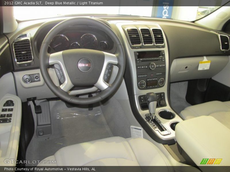 Deep Blue Metallic / Light Titanium 2012 GMC Acadia SLT