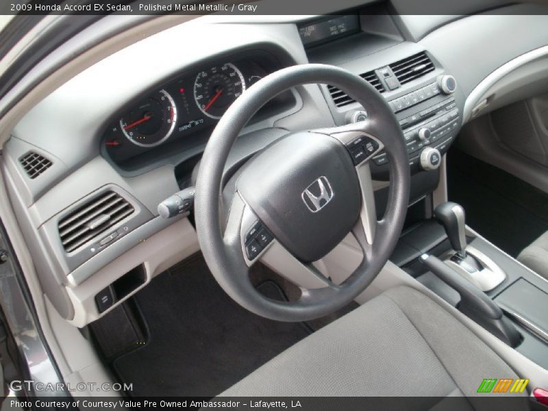Polished Metal Metallic / Gray 2009 Honda Accord EX Sedan