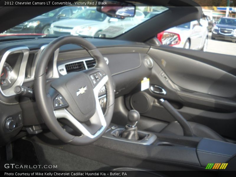 Victory Red / Black 2012 Chevrolet Camaro LT Convertible