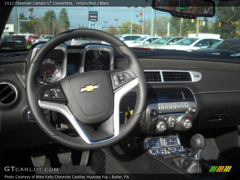 Victory Red / Black 2012 Chevrolet Camaro LT Convertible