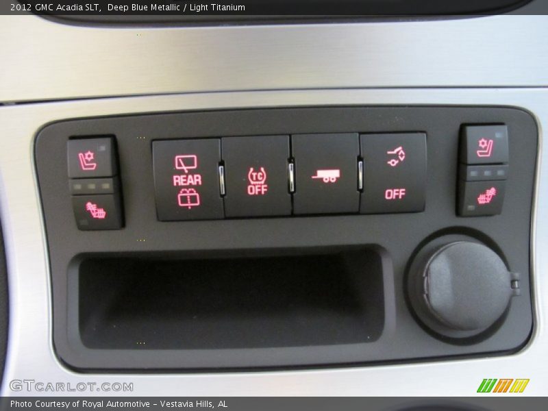 Deep Blue Metallic / Light Titanium 2012 GMC Acadia SLT