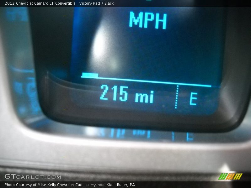 Victory Red / Black 2012 Chevrolet Camaro LT Convertible