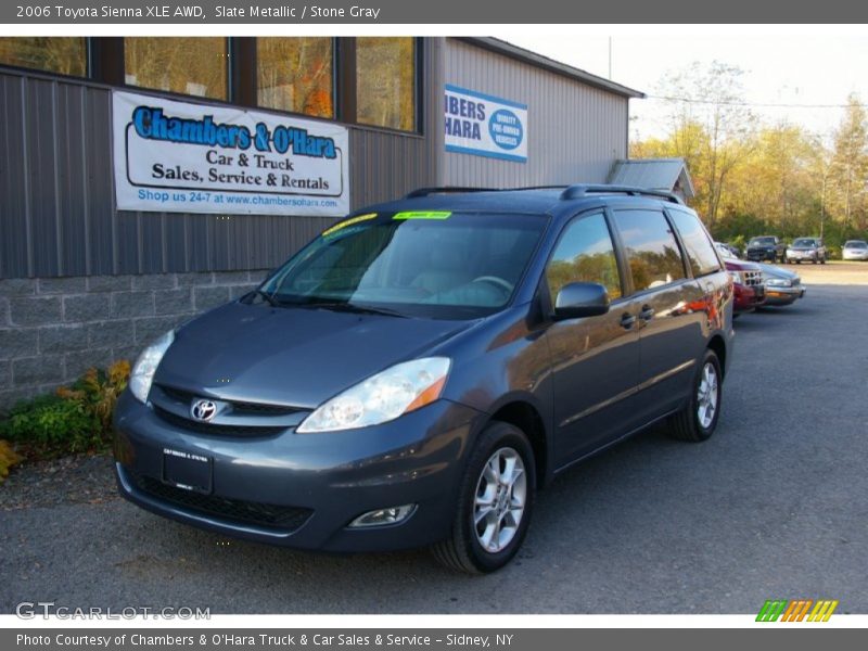 Slate Metallic / Stone Gray 2006 Toyota Sienna XLE AWD