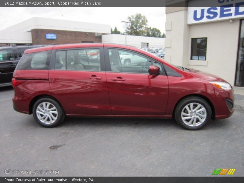 Copper Red Mica / Sand 2012 Mazda MAZDA5 Sport