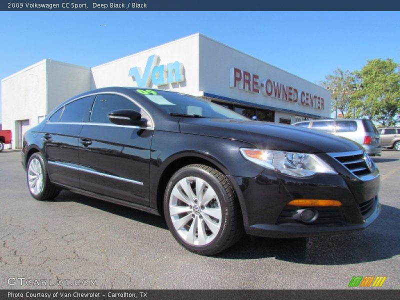 Deep Black / Black 2009 Volkswagen CC Sport