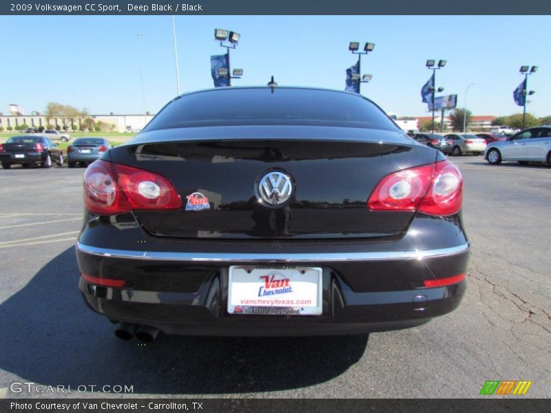 Deep Black / Black 2009 Volkswagen CC Sport