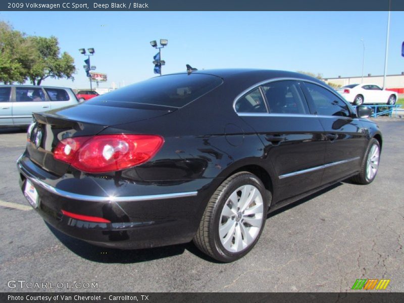 Deep Black / Black 2009 Volkswagen CC Sport