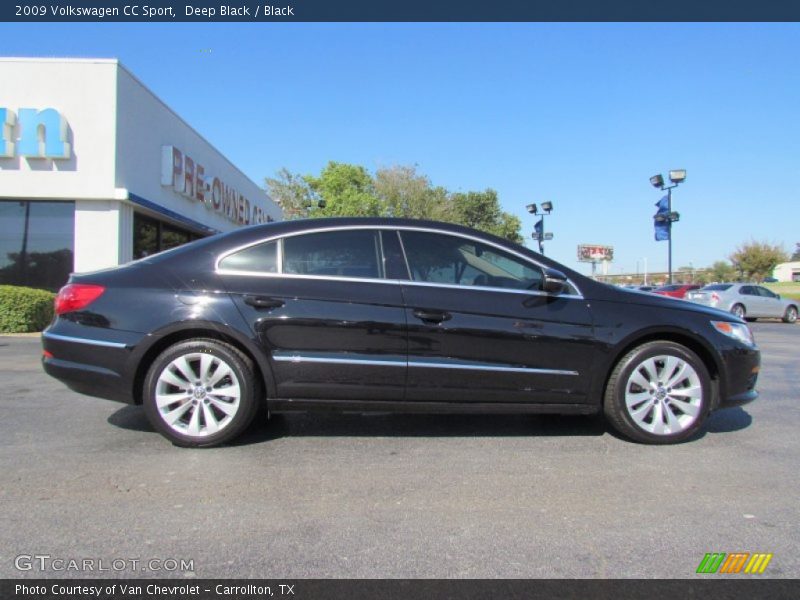 Deep Black / Black 2009 Volkswagen CC Sport