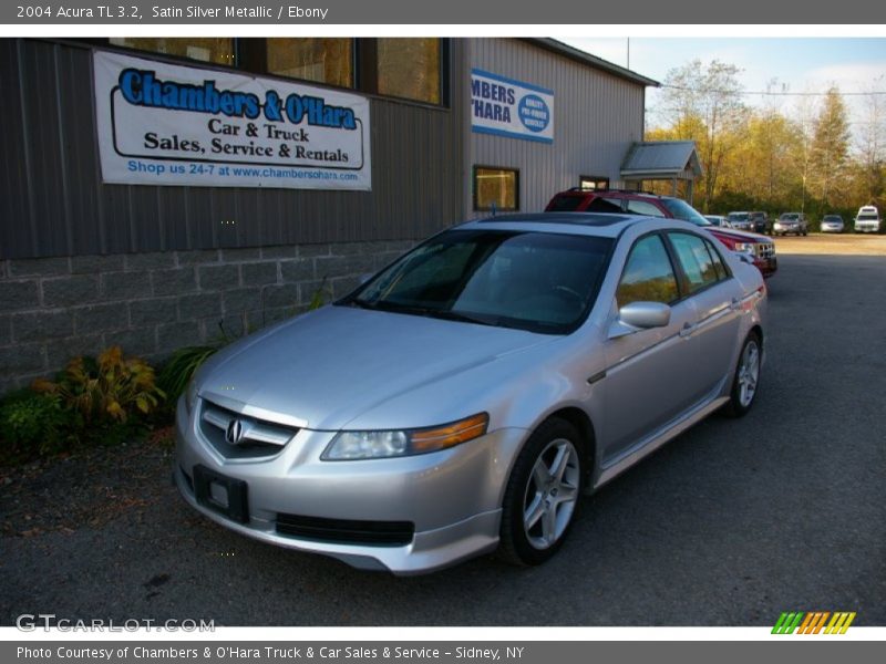Satin Silver Metallic / Ebony 2004 Acura TL 3.2